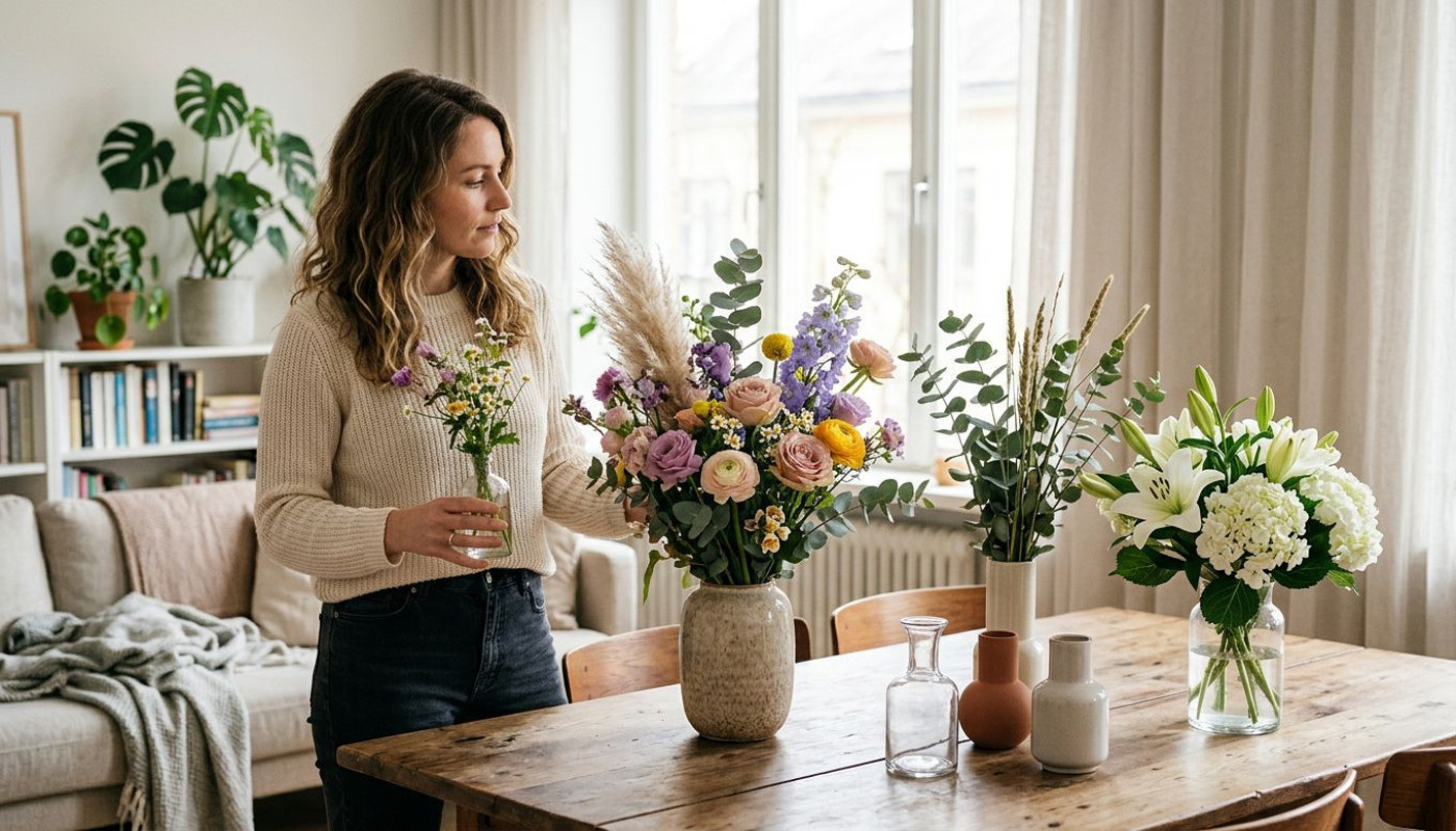 Comment choisir les meilleures compositions florales pour votre intérieur ?