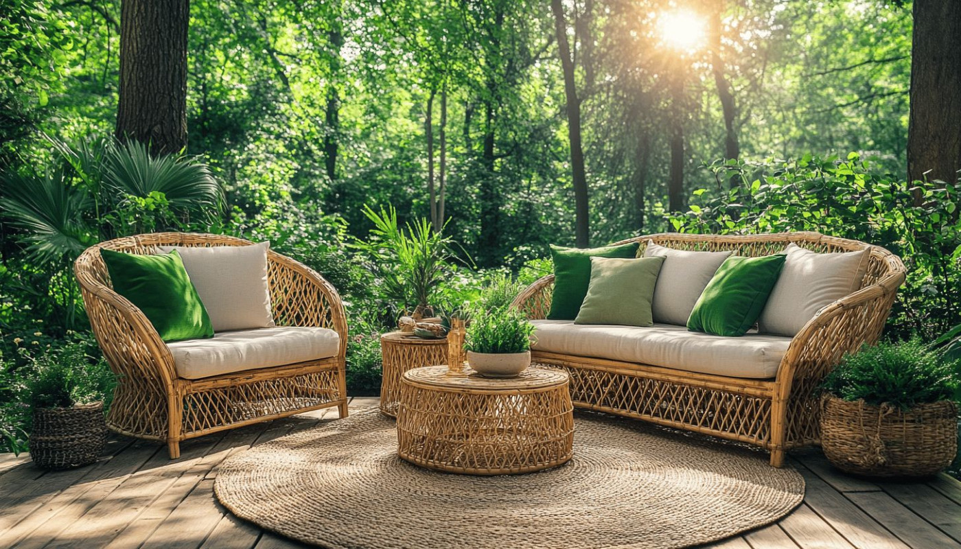Comment intégrer des matériaux écologiques dans votre salon de jardin ?