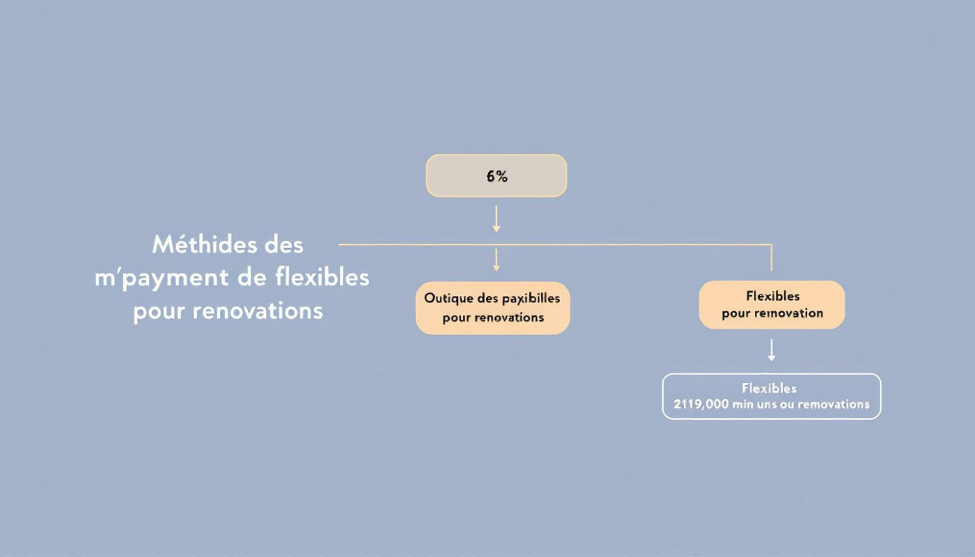 Méthodes de paiement flexibles pour vos projets de rénovation